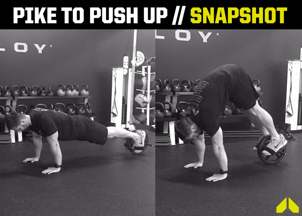 Pike to PushUp no cues
