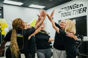 personal training group giving back