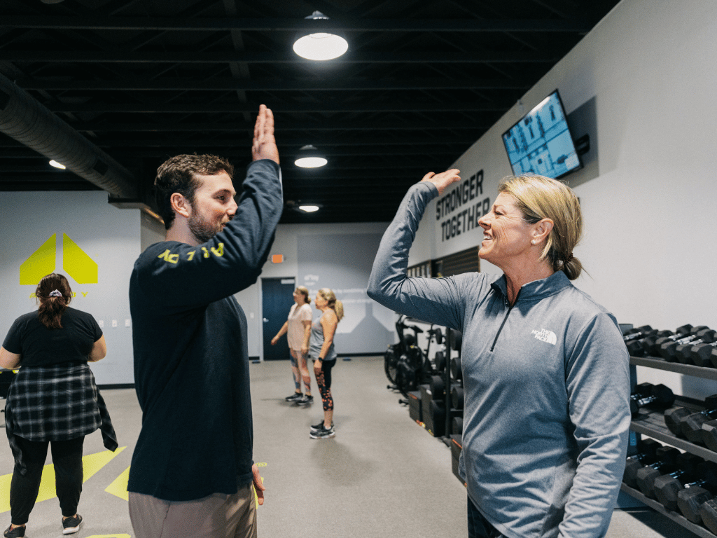 How to Set Your Health and Fitness Goals With Your Coach 2 coach motivating client images